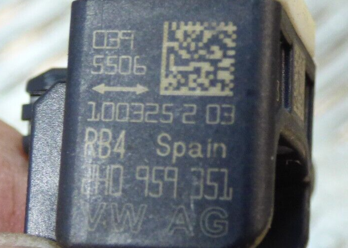 Porsche Cayenne 92A Airbag Sensor Hinten 2H0959351 ORIGINAL gebraucht - Crashsensor – Produktansicht 2