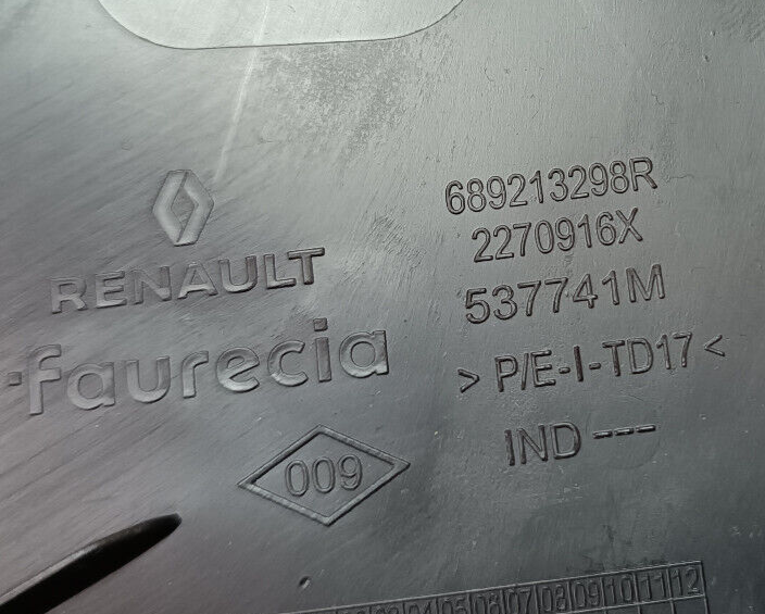 Renault Zoe 2022 Blende Verkleidung Armaturenbrett 2270916X 537741M ORIGINAL gebraucht - 689213298R – Produktansicht 3