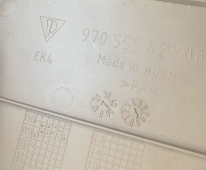 Porsche PANAMERA 970 Alcantara Verkleidung B-Säule beige vorne rechts ORIGINAL gebraucht - 970555194 – Produktansicht 5