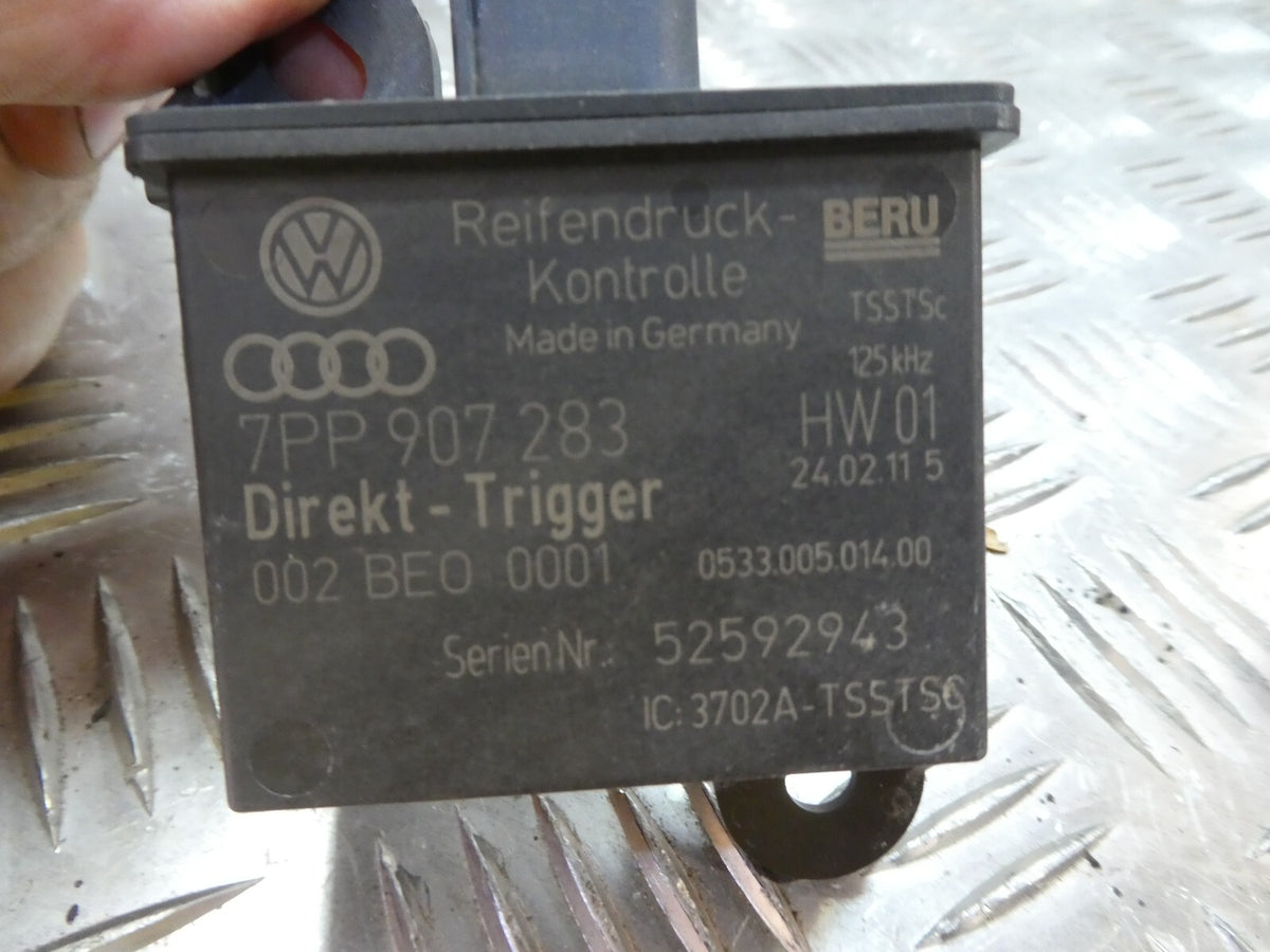 Porsche Cayenne 92A 981 991 718 RDK Sendeeinheit 7PP907283 ORIGINAL gebraucht - Reifendruckkontrolle – Produktansicht 2