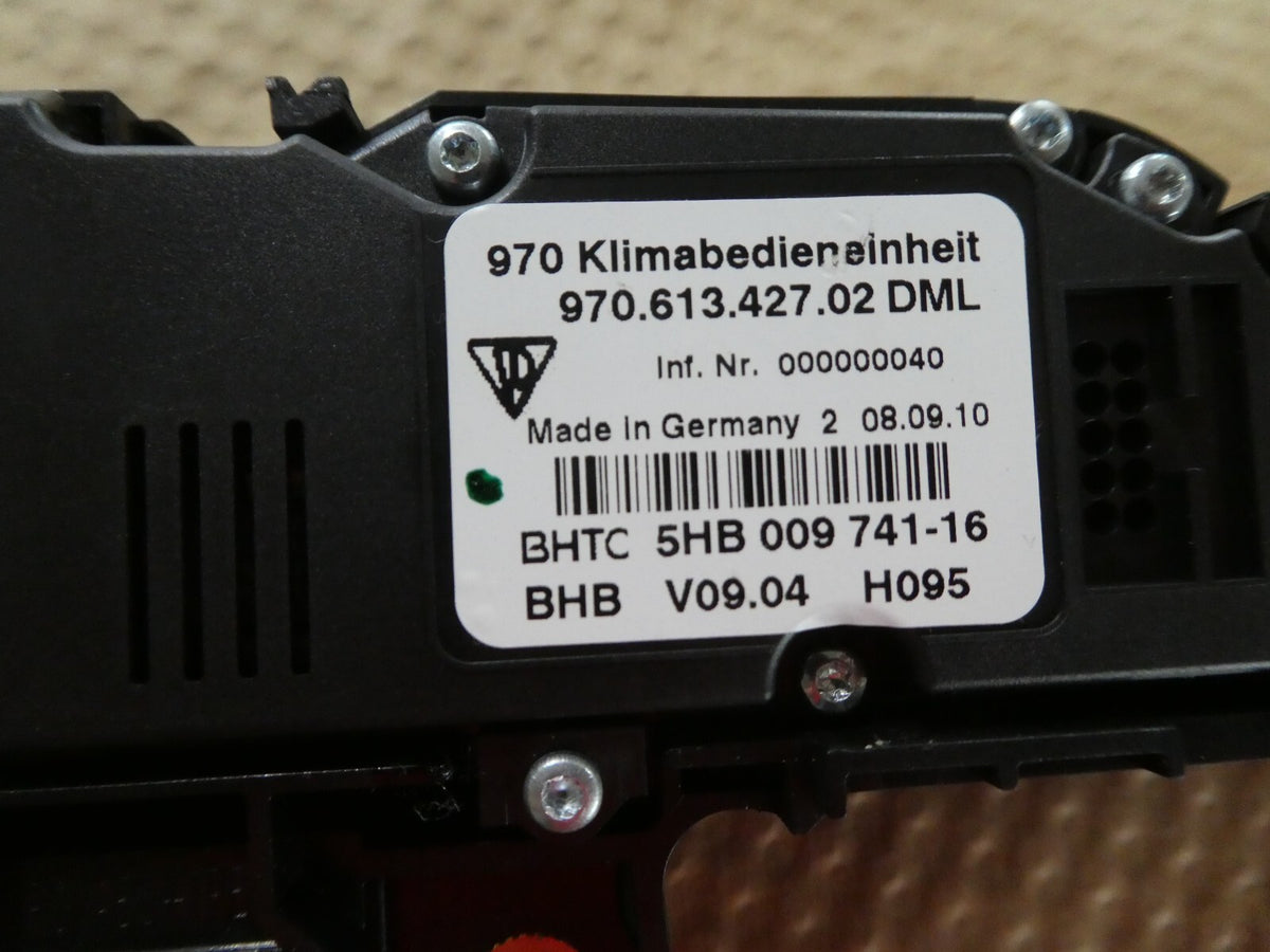 Porsche Panamer 970 Klimabedieneinheit Klima Mittelkonsole DML links ORIGINAL gebraucht - 97061342702 – Produktansicht 6