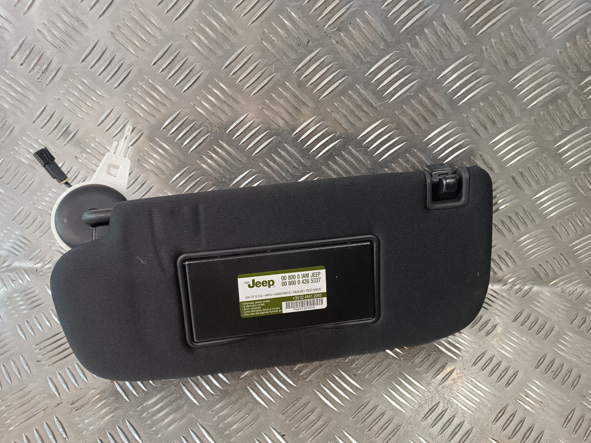 Jeep Grand WK2 Sonnenblende Schwarz blende Spiegelbeleuchtung ORIGINAL gebraucht - Cherokee – Produktansicht 2