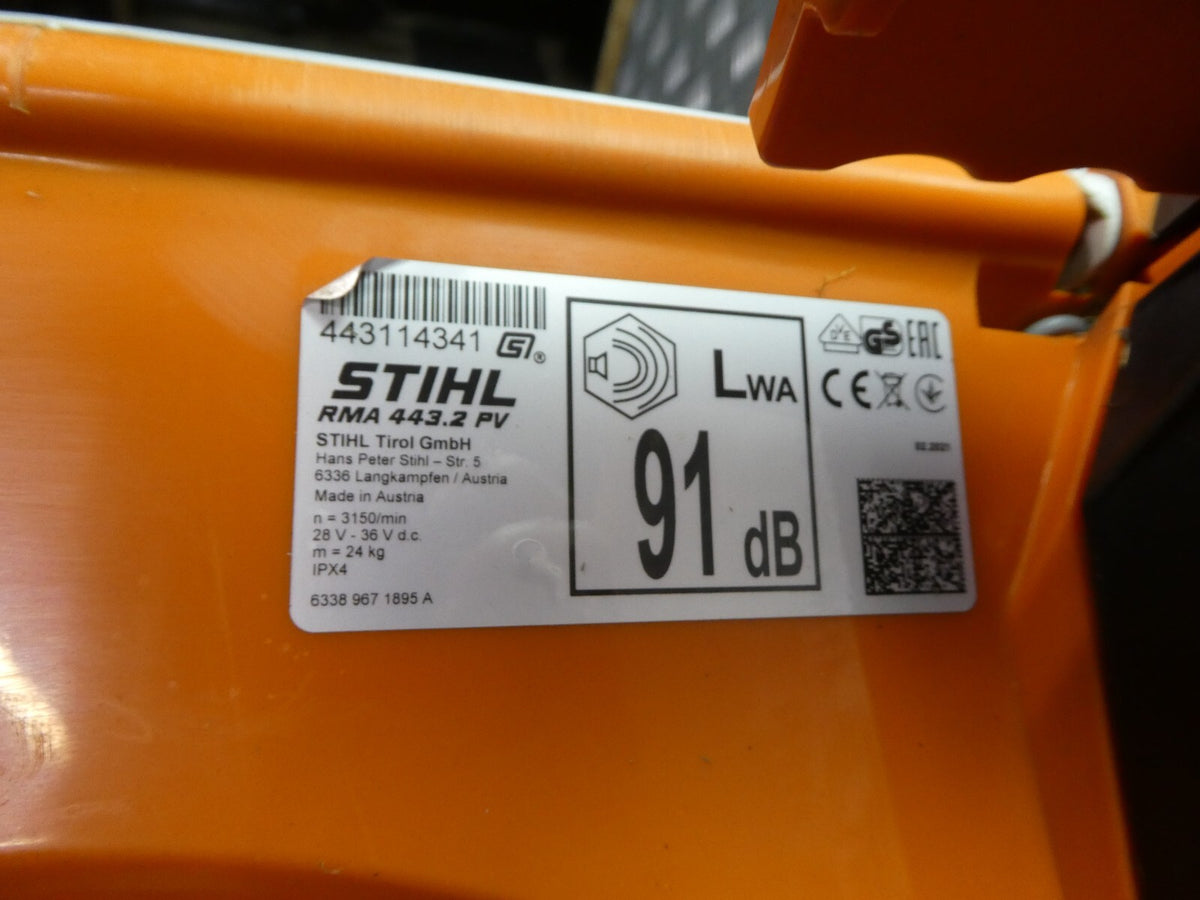 STIHL RMA 443.2 PV Akku Gehäuse mit klappe, Höhenversteller, rame ORIGINAL gebraucht - Rasenmaher – Produktansicht 3