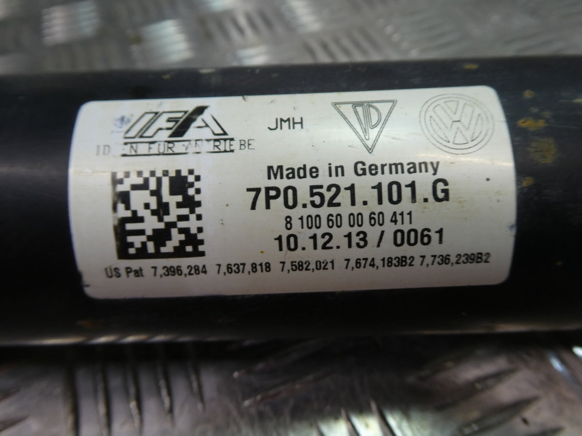 Porsche Cayenne 92A 3.0 TDI vorne kurze 7P0521101G ORIGINAL gebraucht - Kardanwelle – Produktansicht 4