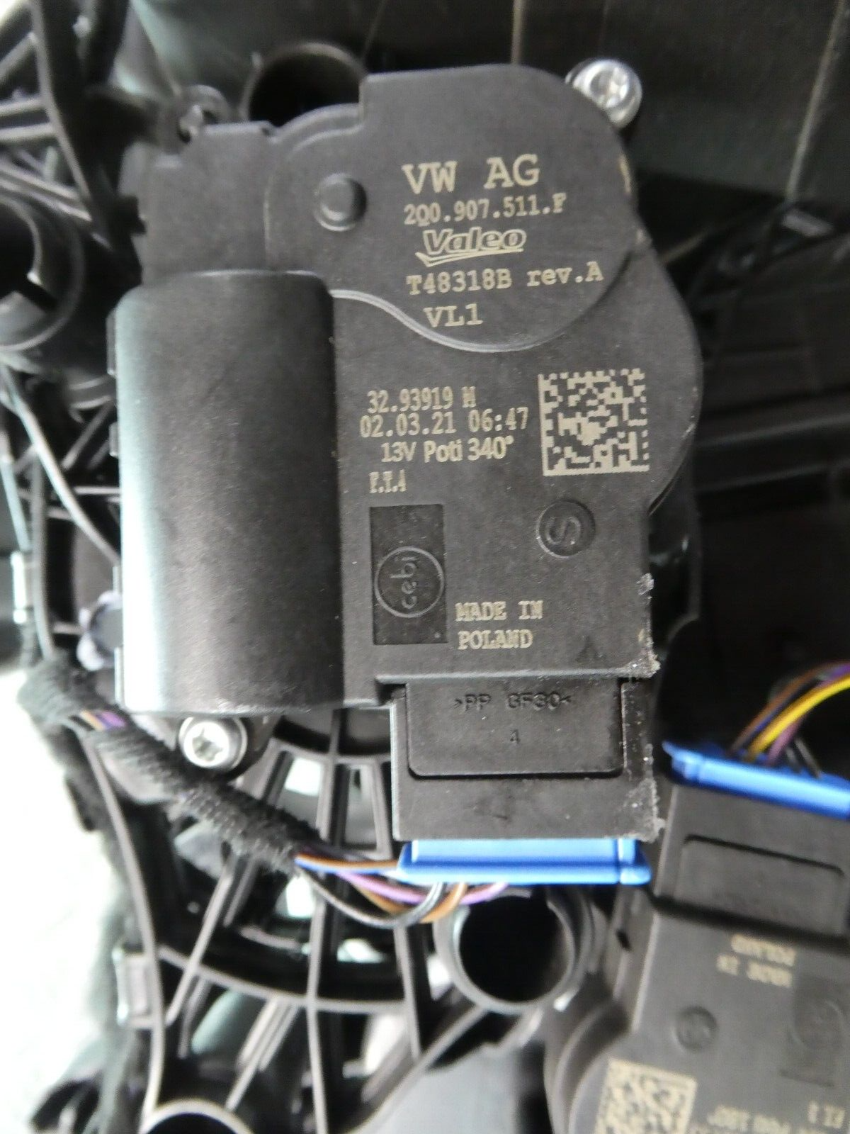 VW ID3 ID.3 Hochvoltheizung Innenraumheizung Gebläsekasten 1EA963581C ORIGINAL gebraucht - Volkswagen – Produktansicht 15