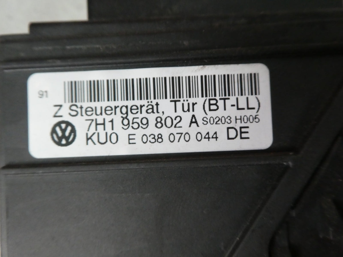 VW T5 MULTIVAN 2003_16 Fensterhebermotor Tür Vorne Rechts 7H1959802A ORIGINAL gebraucht - Transporter – Produktansicht 3