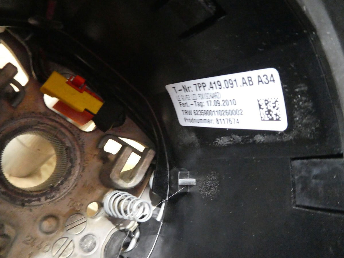 Porsche Panamer 970 Lenkrad Schwarz Leder 7PP419091AB A34 ORIGINAL gebraucht - Lederlenkrad – Produktansicht 9