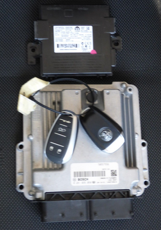 Alfa Romeo Stelvio Q4 2021 Zündungs-Kit Motorsteuergerät Keyless 2 Zündschlüssel – Produktansicht 1