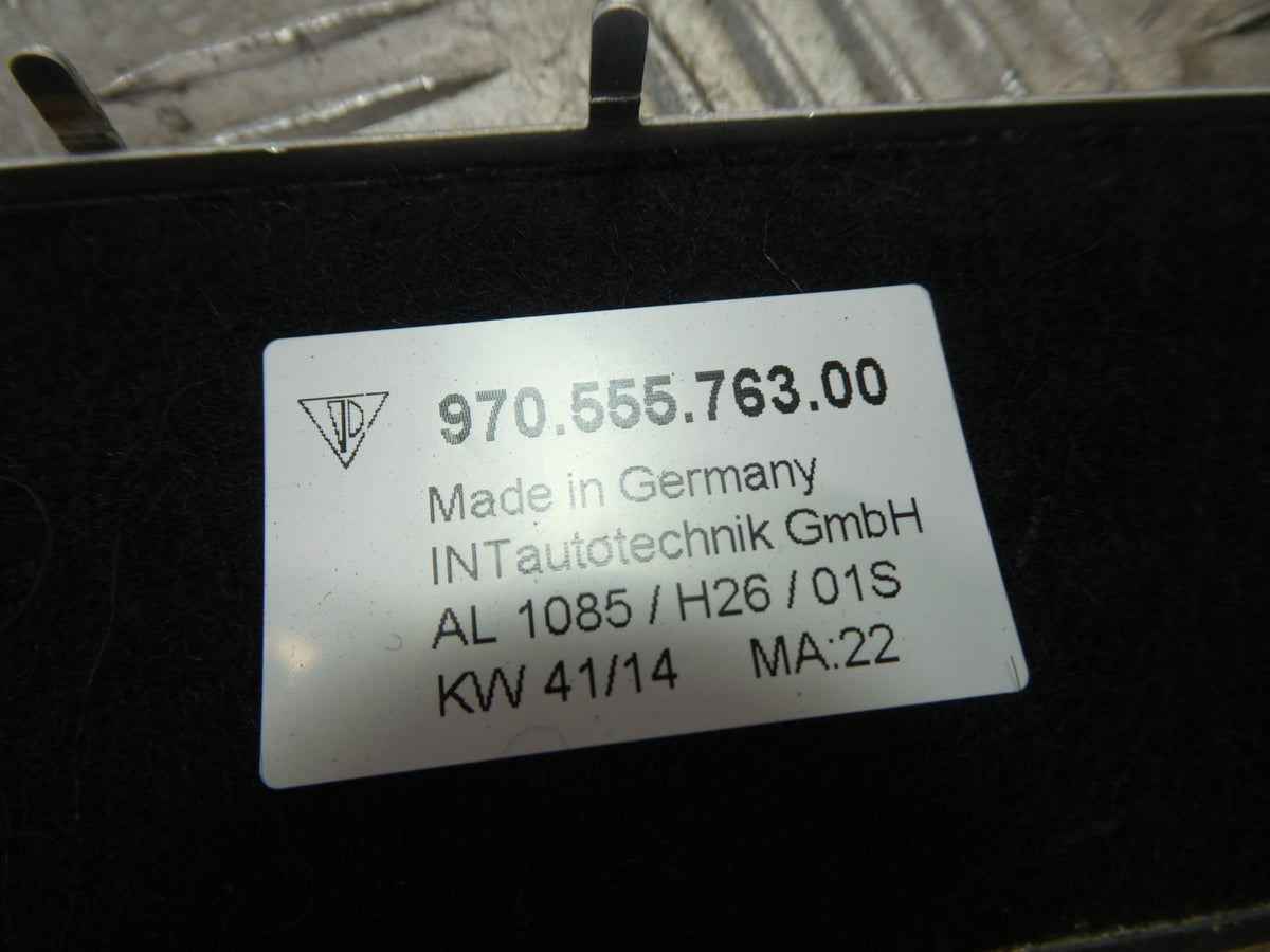 Porsche S 970 Einleger Einstiegsleiste hinten Aluminium gebürstet ORIGINAL gebraucht - Panamera – Produktansicht 3