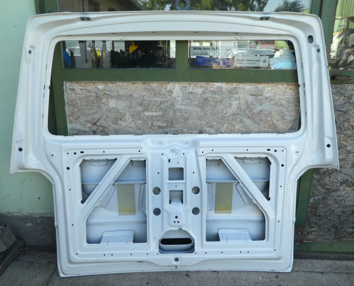 VW T6 2019 Heckklappe Koferramudeckel weiß ORIGINAL gebraucht - Transporter – Produktansicht 10