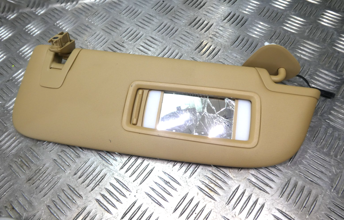 Porsche Panamera 970 Sonnenblende links Luxorbeige AZ2 ORIGINAL gebraucht - 97073113101 – Produktansicht 2