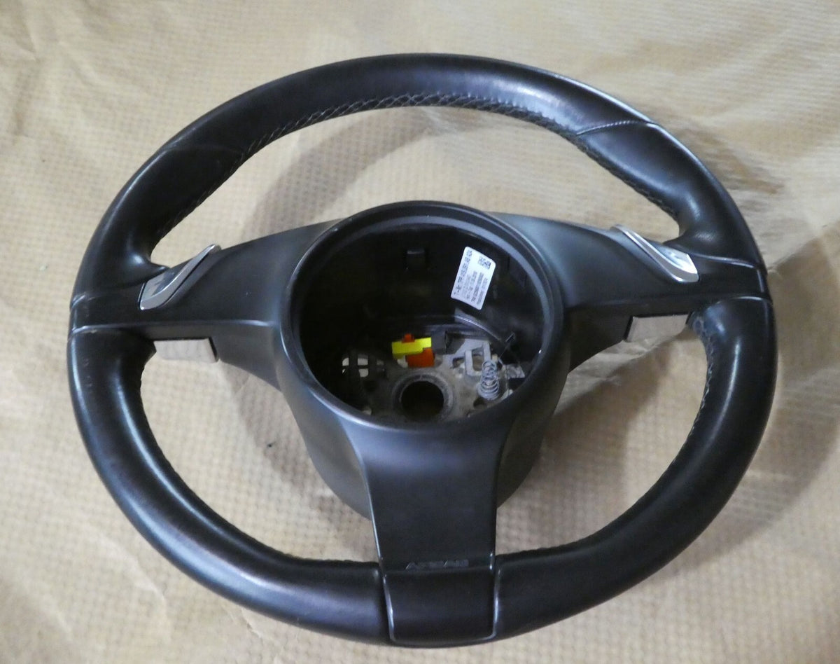 Porsche Panamer 970 Lenkrad Schwarz Leder 7PP419091AB A34 ORIGINAL gebraucht - Lederlenkrad – Produktansicht 1
