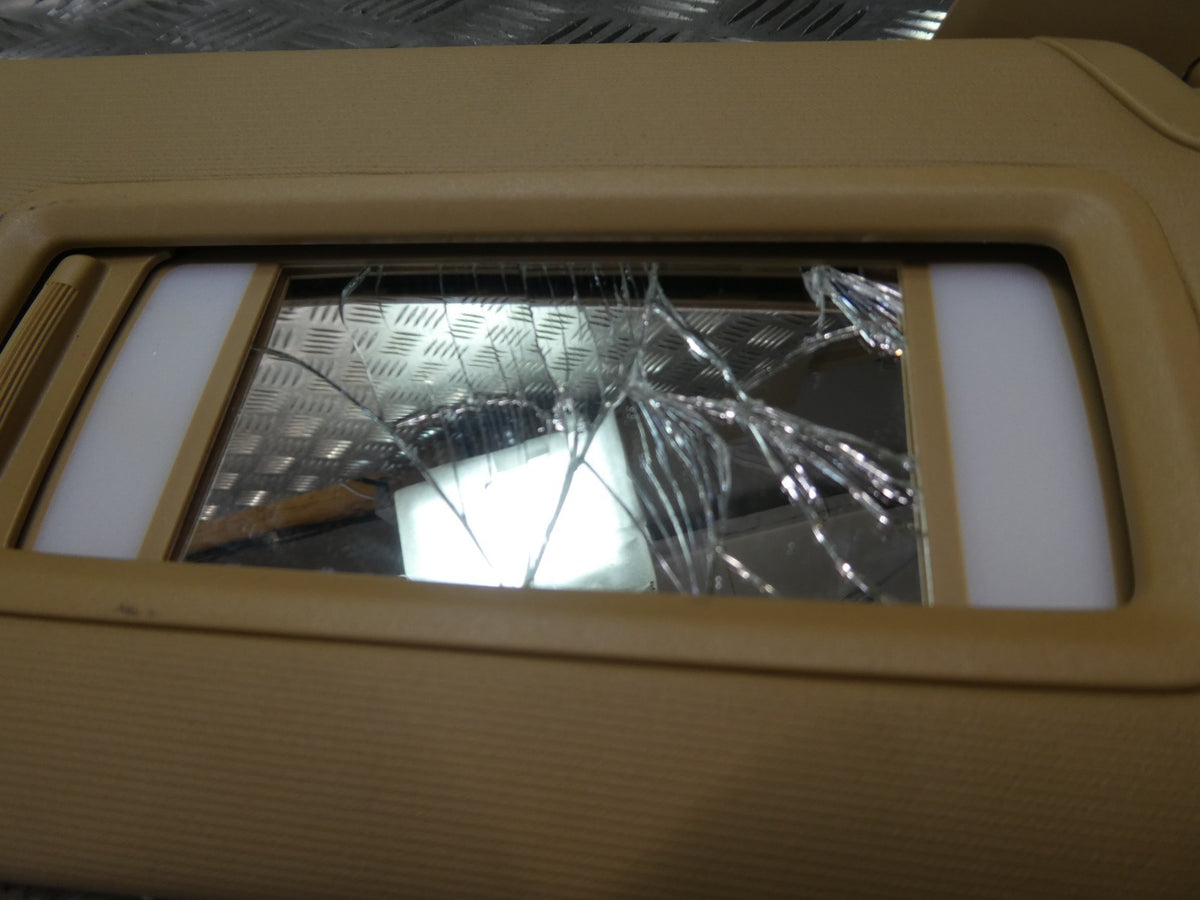 Porsche Panamera 970 Sonnenblende links Luxorbeige AZ2 ORIGINAL gebraucht - 97073113101 – Produktansicht 3