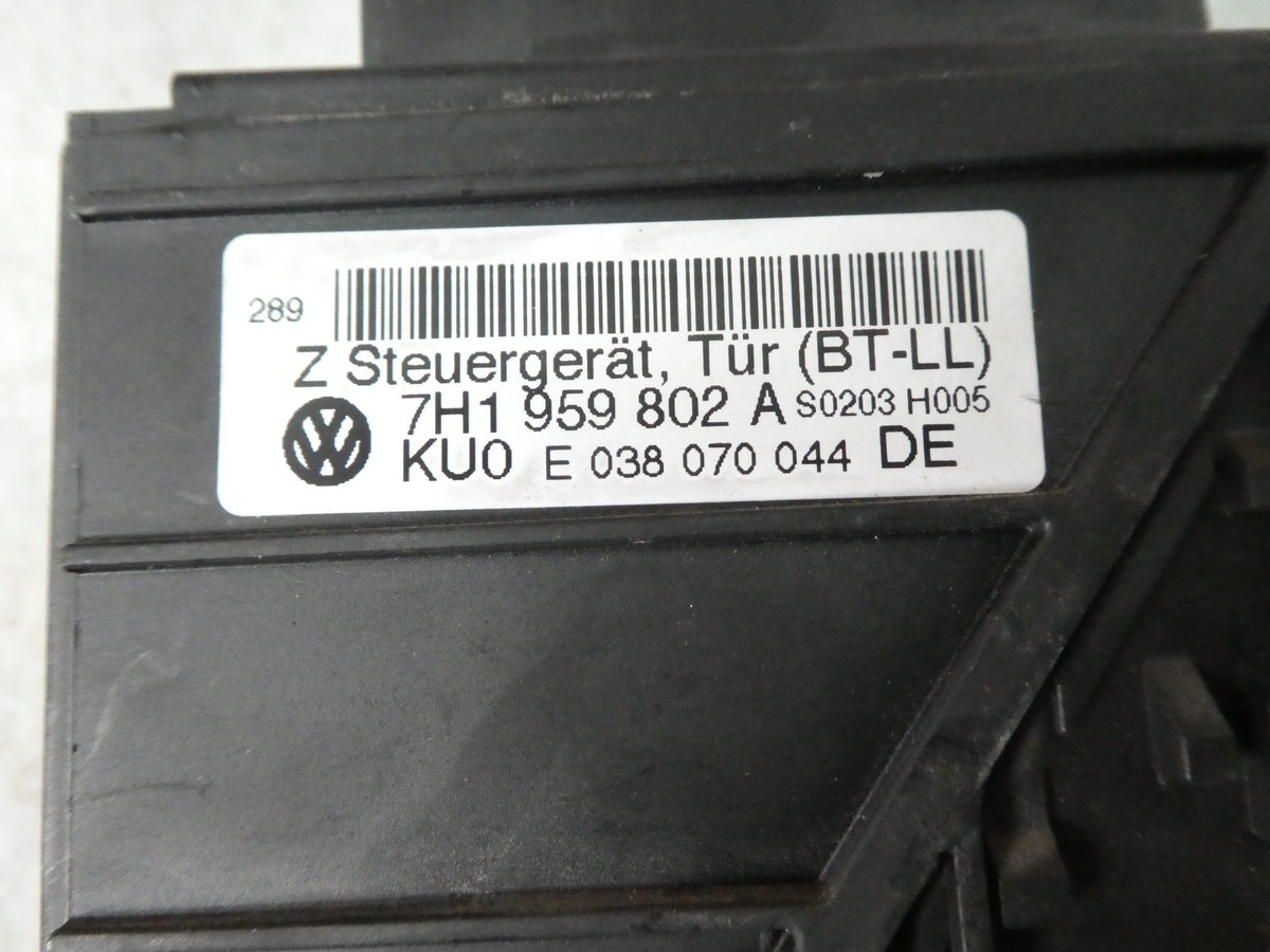 VW T5 MULTIVAN 2003-16 Fensterhebermotor Tür Vorne Rechts 7H1959802A ORIGINAL gebraucht - Transporter – Produktansicht 4