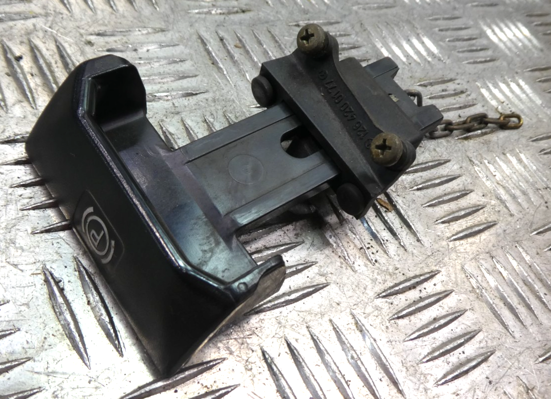 Mercedes-Benz S-Klasse C126 W126 SEC Fussfeststellbremse Entriegelung ORIGINAL gebraucht - 1264200177 – Produktansicht 1