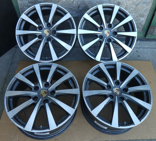 Orig Porsche 970 19 zoll Alufelgen satz SPEEDLINE mit RDK & Nabendeckel ORIGINAL gebraucht - Panamera – Produktansicht 1