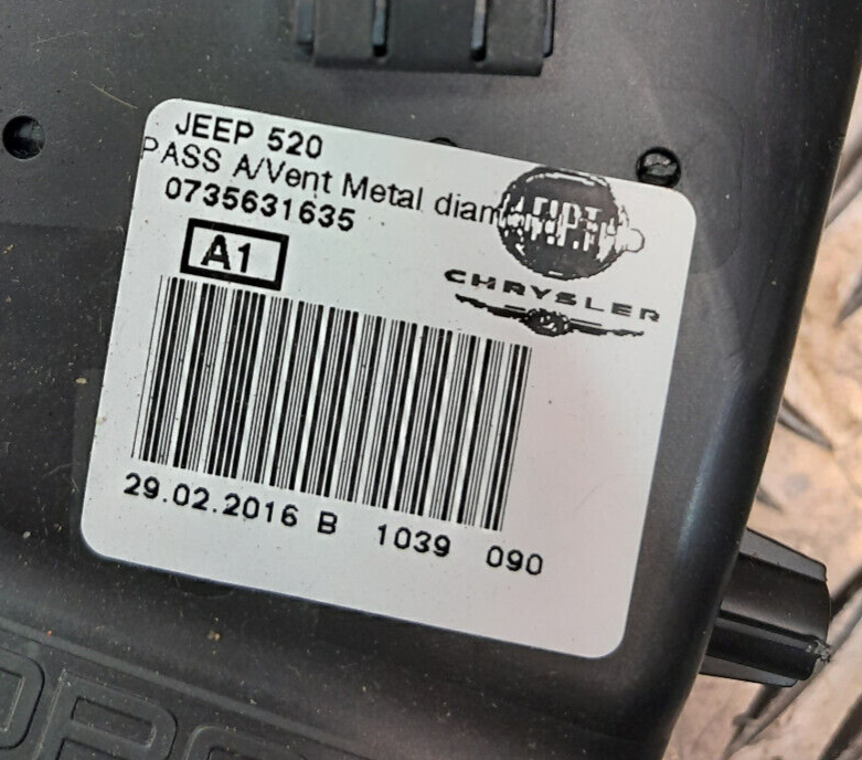 Jeep Renegade 1.6 Mjet Original Lüftung Luftgebläse gebraucht - 735631635 – Produktansicht 3