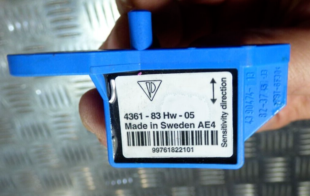 Porsche Boxster Cayman 987 997 911 Sensor Airbag Seitenairbag ORIGINAL gebraucht - 99761822101 – Produktansicht 2