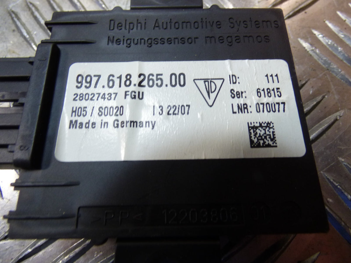 Porsche Boxster Cayman 987 997 911 Steuergerät Neigungsgeber ORIGINAL gebraucht - 99761826500 – Produktansicht 2