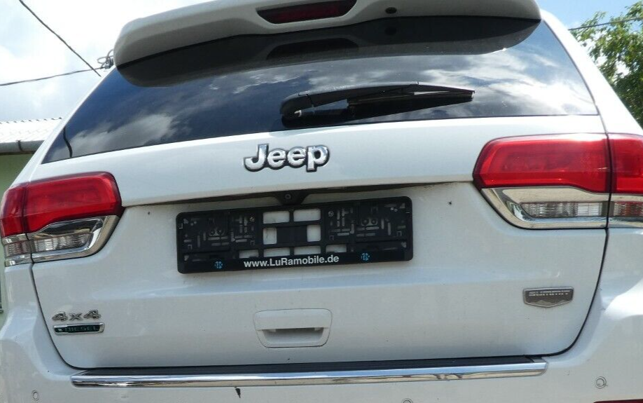 Jeep Grand WK2 Heckklappe ohne Anbauteile Weiß _ Bj.2015 ORIGINAL gebraucht - Cherokee – Produktansicht 2