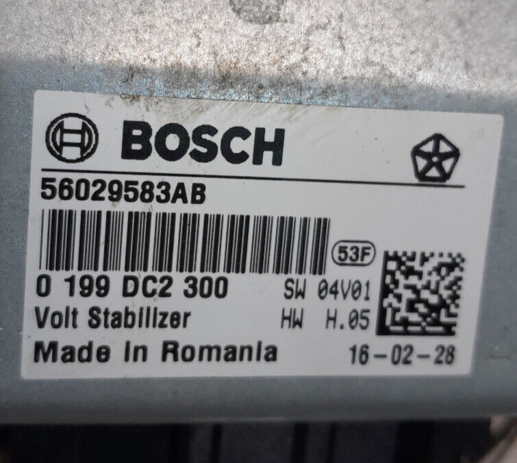 Jeep Renegade 1.6 Mjet Steuergerät Elektronikmodul Bosch 0199DC2300 ORIGINAL gebraucht - 56029583AB – Produktansicht 3