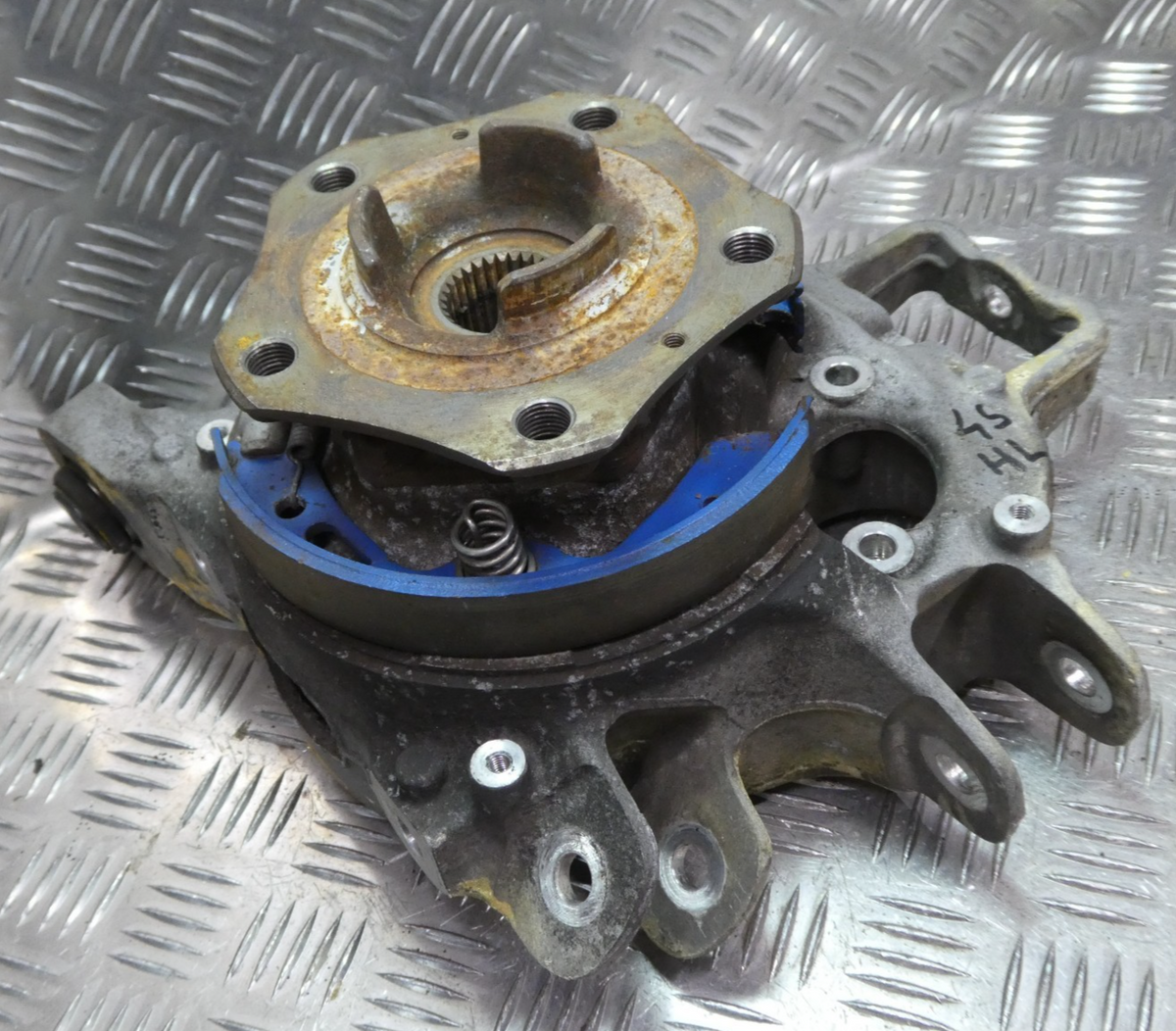 Porsche Panamera 970 Achsschenkel Radnabe + parkbremse hinten links ORIGINAL gebraucht - 97033161102 – Produktansicht 1