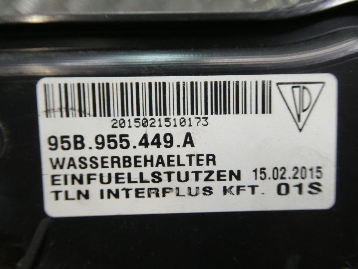 Orig PORSCHE MACAN 3.0 TDI EINFÜLLSTUTZEN TANK 95B955449A 95B955452A ORIGINAL gebraucht - WASCHANLAGE – Produktansicht 3