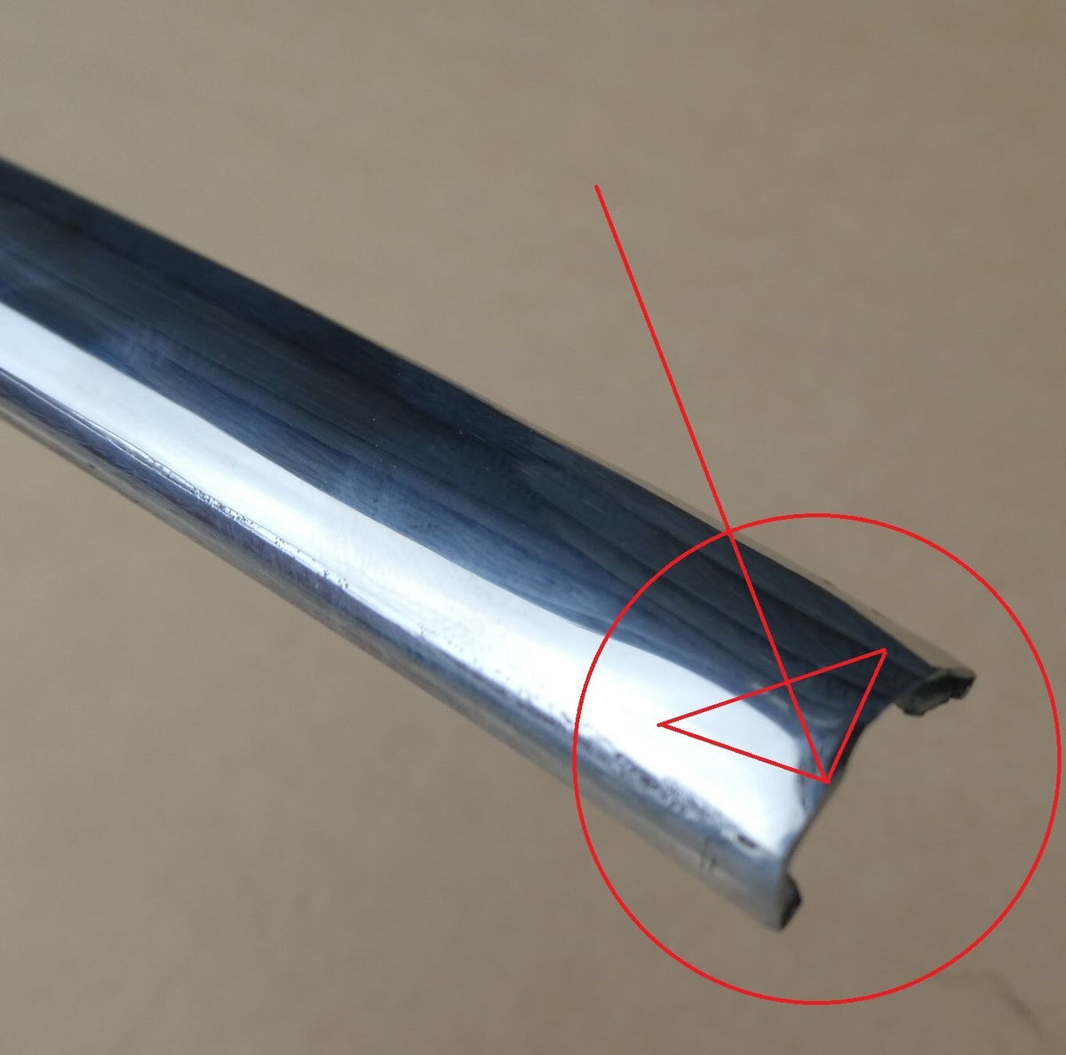 Mercedes-Benz C126 SEC Coupe Griff Heckdeckel Zierleiste ORIGINAL gebraucht - A1267500093 – Produktansicht 7