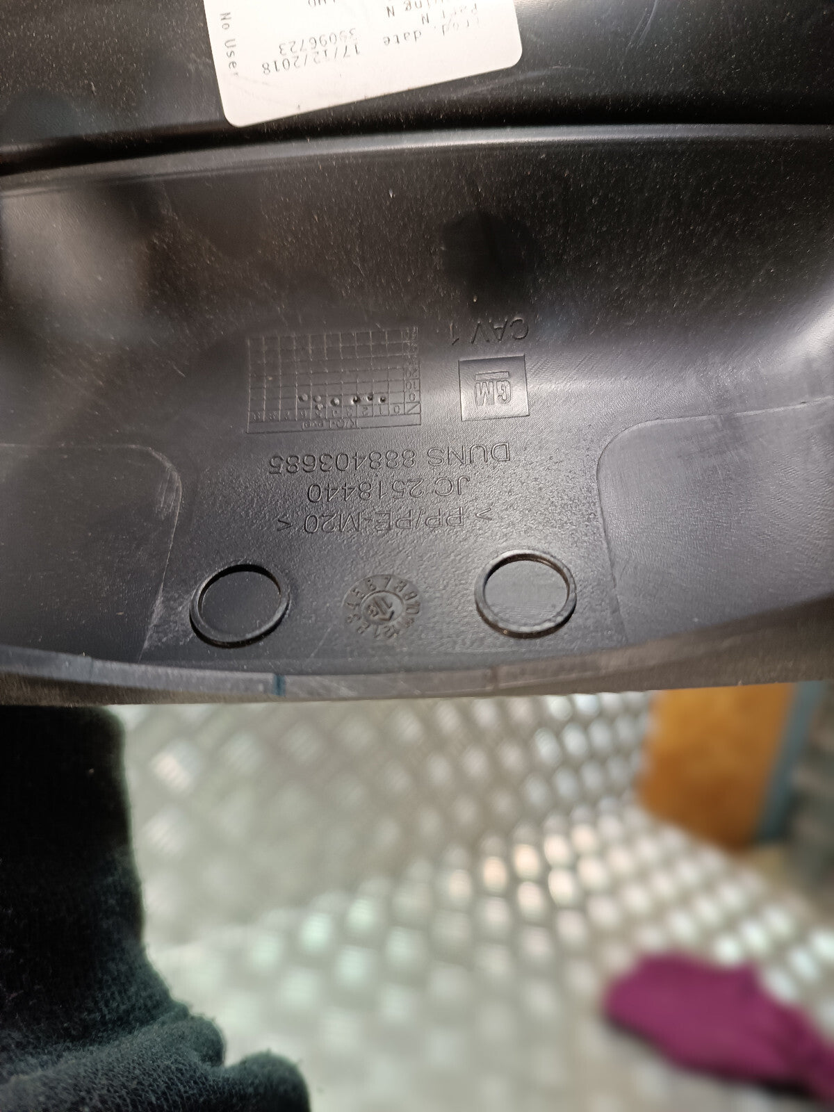 OPEL ASTRA K 1.4 Turbo Original Lenkrad Oben Verkleidung gebraucht - 39096723 – Produktansicht 6