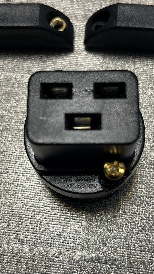 Silver-Clad OFC Copper 20A/250V Gerätestecker ORIGINAL gebraucht - plug IEC C19 High-End ORIGINAL… – Produktansicht 7