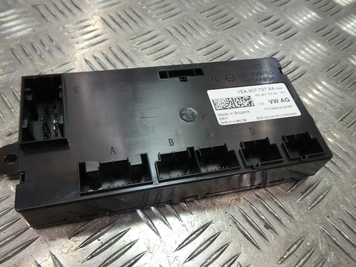 VW ID.3 A/C Heizung Klima ECU Steuergerät 1EA907727AA 2021 ORIGINAL gebraucht - Volkswagen – Produktansicht 1