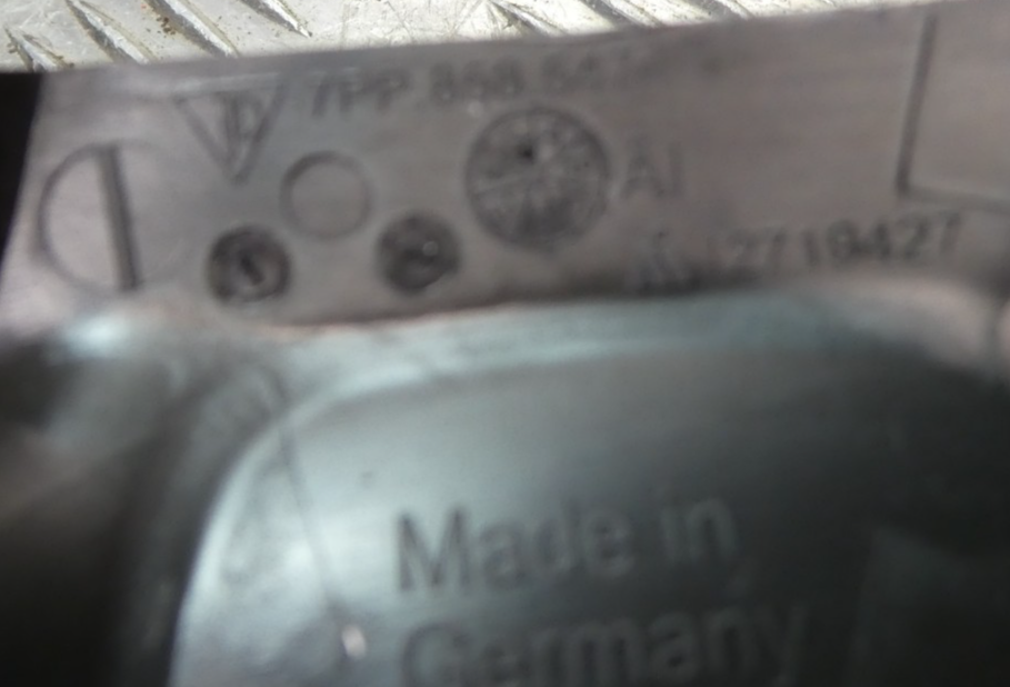 Porsche Macan 95B Rückspiegel Verkleidung Deckel 7PP858547 ORIGINAL gebraucht - Abdeckung – Produktansicht 4