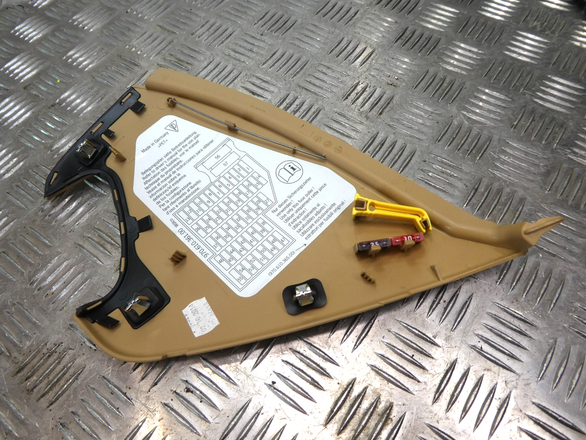 Porsche Panamera 970 Abdeckung Armaturenbrett links Verkleidung ORIGINAL gebraucht - 97061036500 – Produktansicht 2
