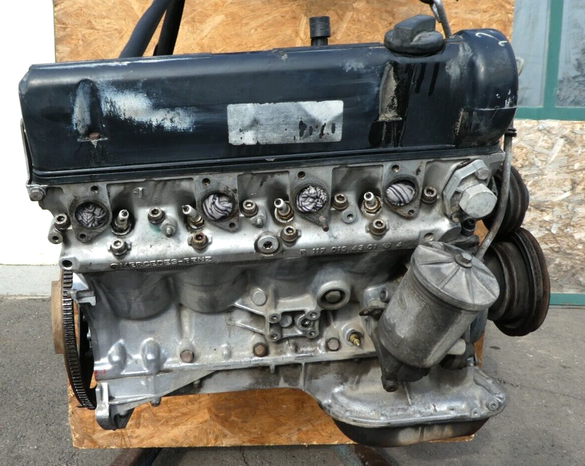 Mercedes-Benz C126 W126 SEC 500 V8 Motor ohne Anbauteile M117 117965 223-265 PS – Produktansicht 2