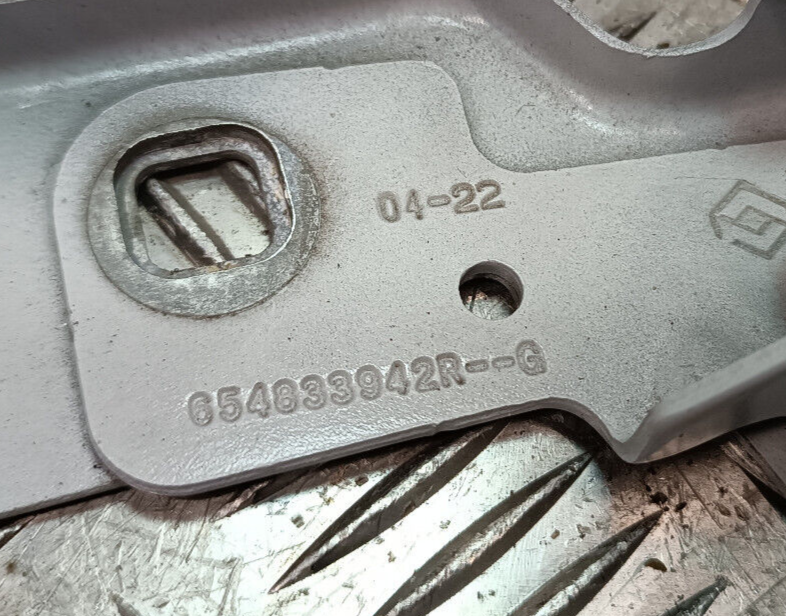 Renault Zoe 2022 Original Motorhaubenscharnier Motorhauben Scharnier gebraucht - 654833942R – Produktansicht 2