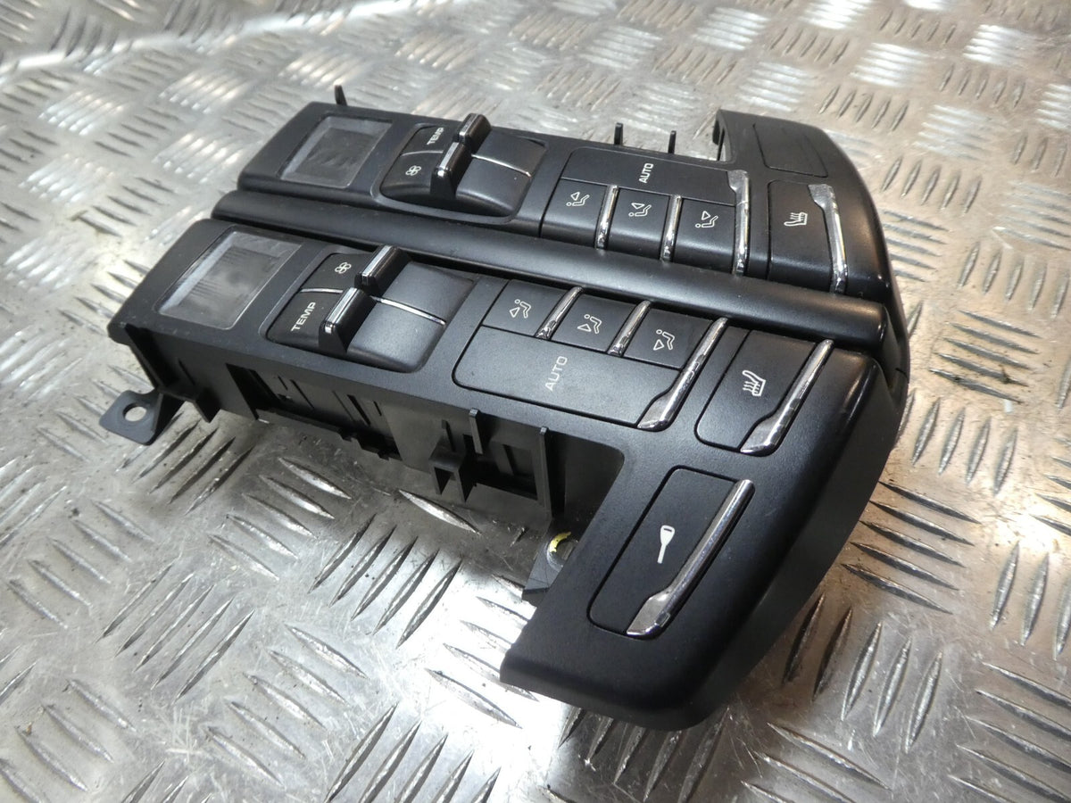 Porsche Cayenne 92A Bedieneinheit hinten Fond 7P5907049G ORIGINAL gebraucht - Klimabedienteil – Produktansicht 2