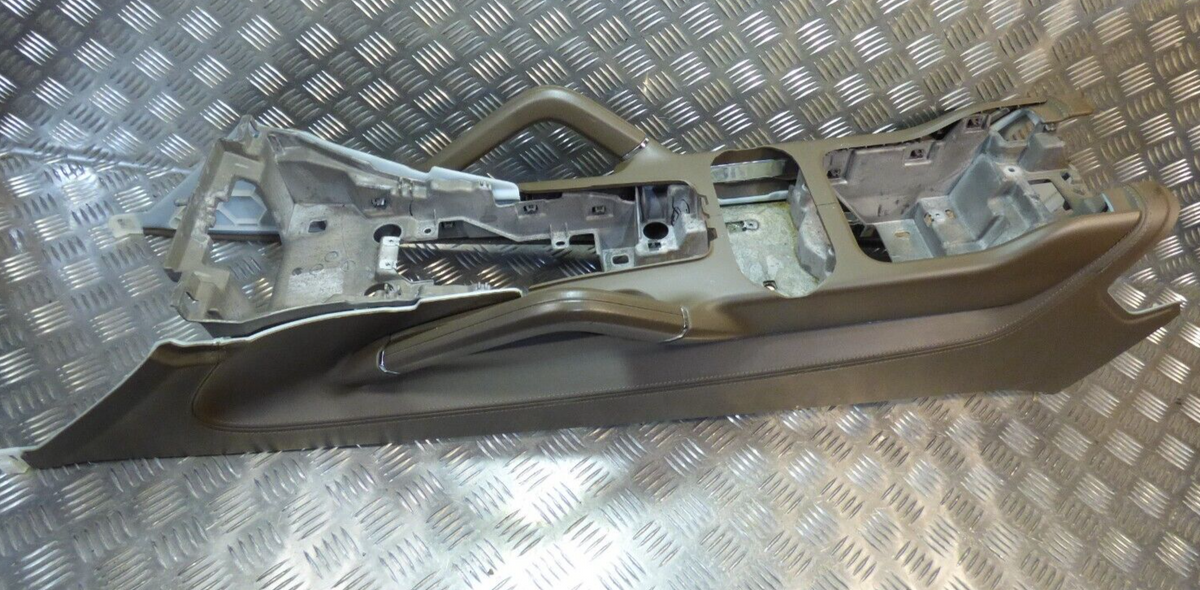 Porsche Cayenne S 92A Mitte Mittelkonsole Braun ( Umbra DE1 ) ORIGINAL gebraucht - 4580110002 – Produktansicht 5
