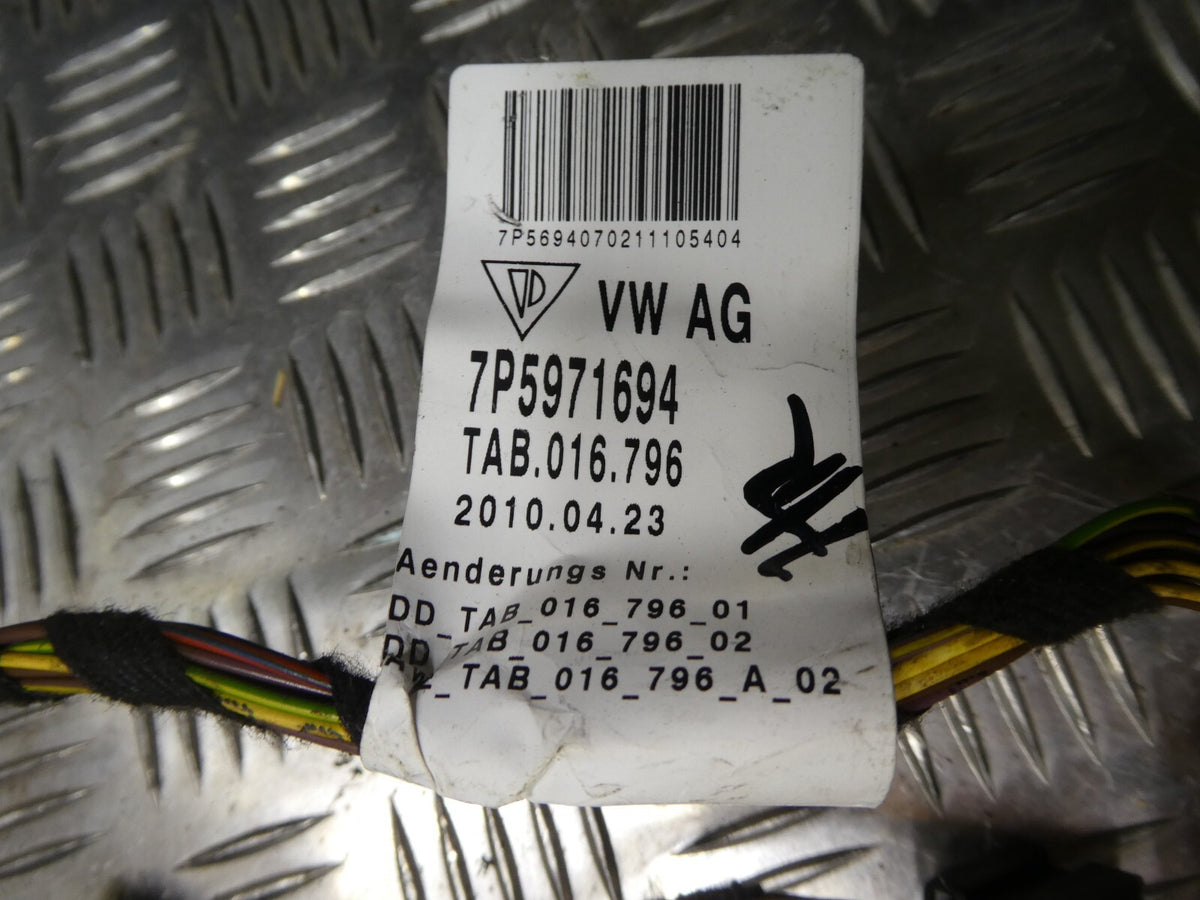 Porsche Cayenne 92A Türkabelbaum Tür Hinten Rechts 7P5971694 ORIGINAL gebraucht - Leitungssatz – Produktansicht 2