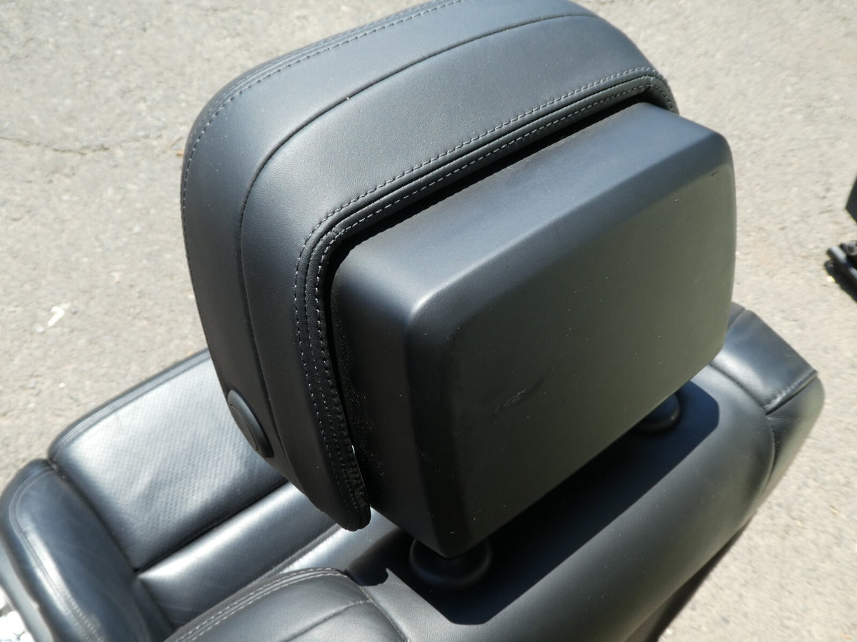 Porsche Macan 95B Schwarz Leder Sitze Vorne Links Verstellbarer Sitz ORIGINAL gebraucht - Elektrisch – Produktansicht 5