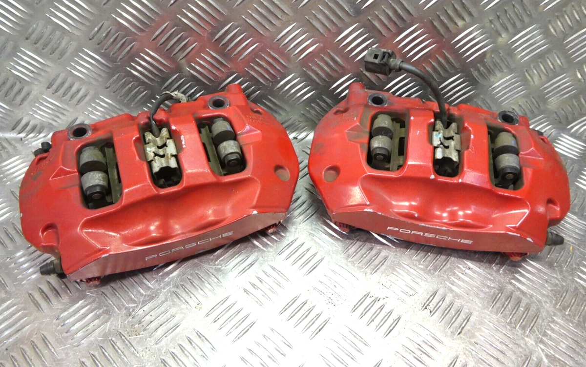 Porsche Cayenne 92A Hinten R + L BREMBO 7P0615424 + 7P0615424 ORIGINAL gebraucht - Bremssattel – Produktansicht 2