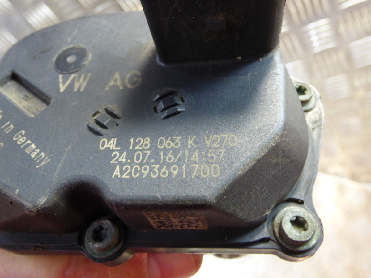 VW T6 T5 2.0 TDI CXG Drosselklappe 04L128063K ORIGINAL gebraucht - Transporter – Produktansicht 3