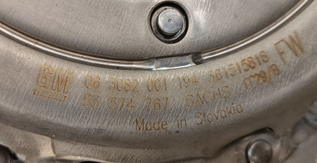 OPEL ASTRA K 1.4 Turbo Zweimassenschwungrad Set GM 55574769 55570175 ORIGINAL gebraucht - 55574767 – Produktansicht 2