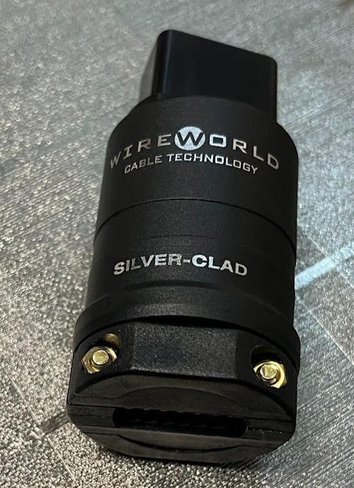 Silver-Clad OFC Copper 20A/250V Gerätestecker plug IEC C19 High-End ORIGINAL gebraucht - Wireworld – Produktansicht 3