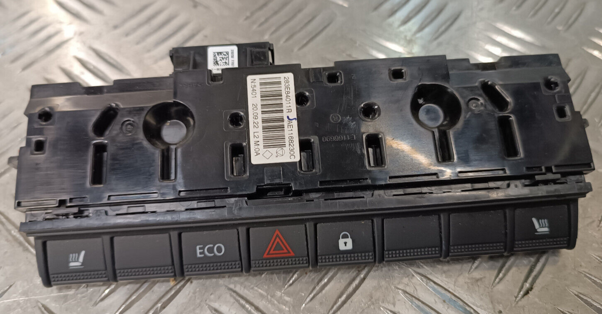 Renault Zoe 2022 Schalter Warnblinker Warnblinkschalter 283E84011R ORIGINAL gebraucht - AE1168230C – Produktansicht 1