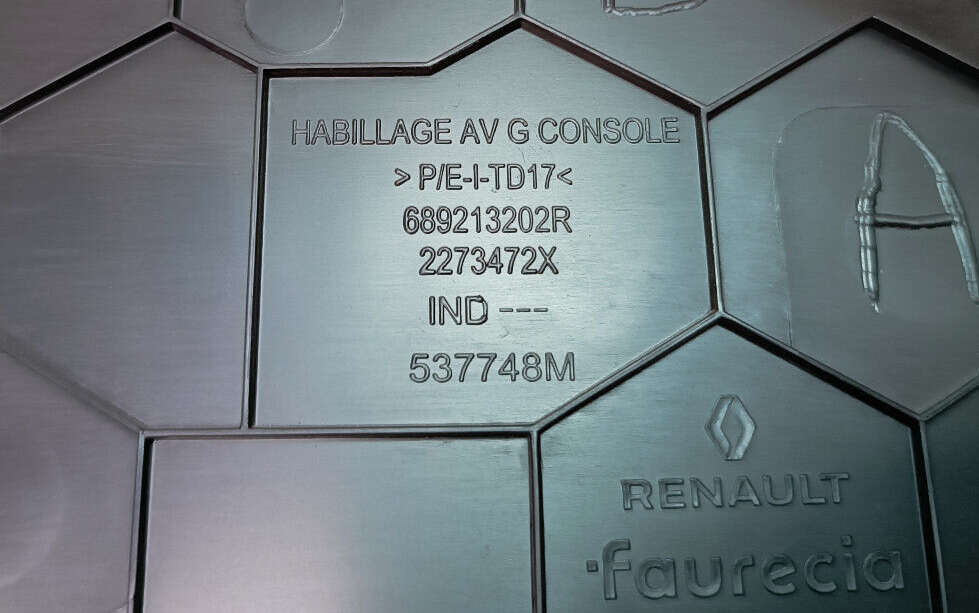 Renault Zoe 2022 Original Instreumen Verkleidung 2273472X 537748M gebraucht - 689213202R – Produktansicht 3