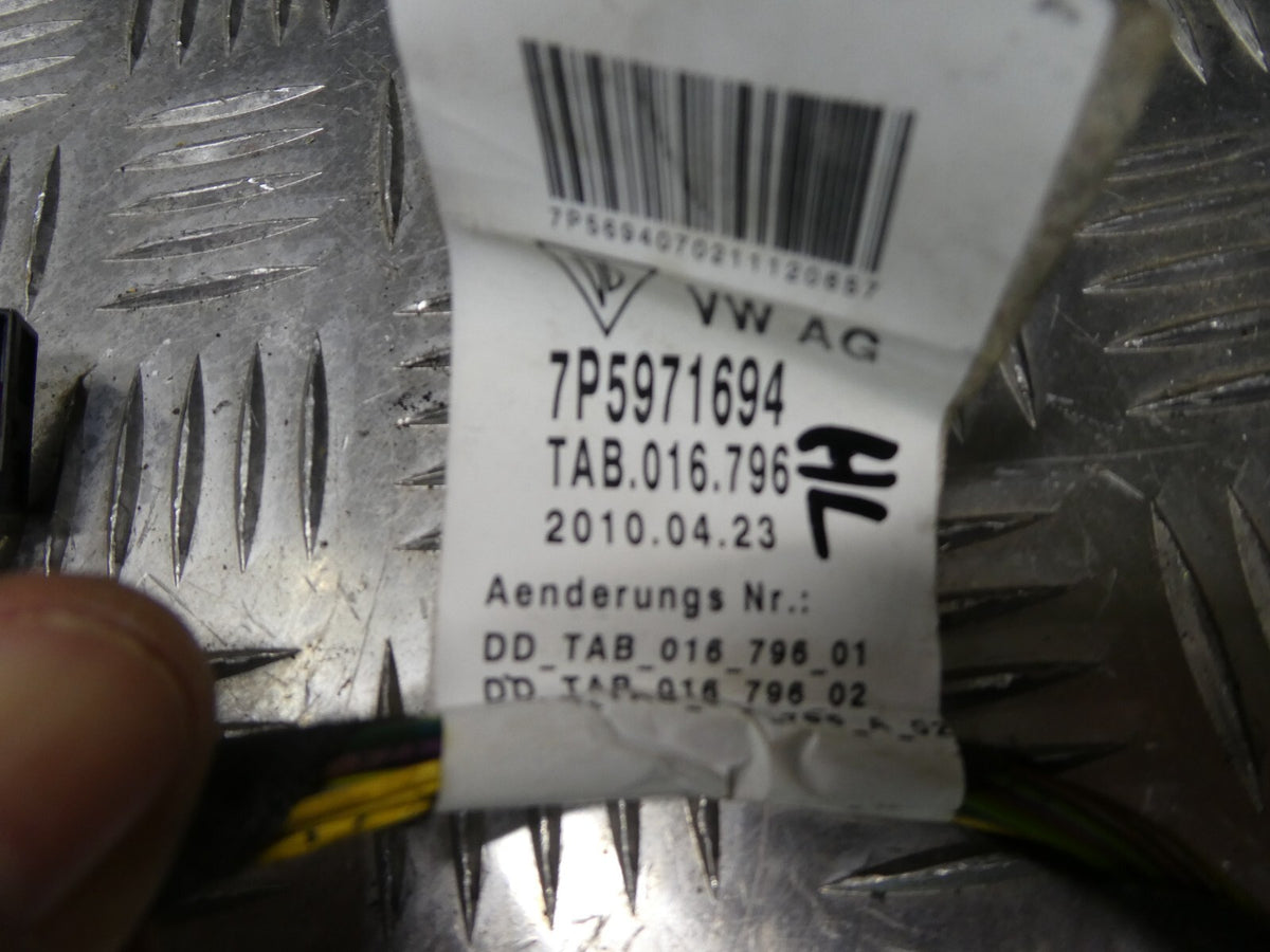Porsche Cayenne 92A Türkabelbaum Tür Hinten Links 7P5971694 ORIGINAL gebraucht - Leitungssatz – Produktansicht 2