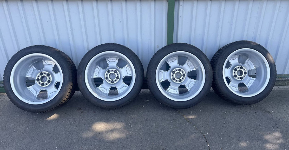 4 x ORIGINAL MERCEDES-BENZ SL R129 ALBALI ALUFELGEN mit Sommereifen gebraucht - 1294011202 – Produktansicht 14