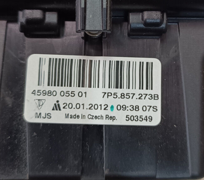 Porsche Cayenne S 92A Aschenbecher vorne Verkleidung 7P5857273B gebraucht - Original – Produktansicht 3