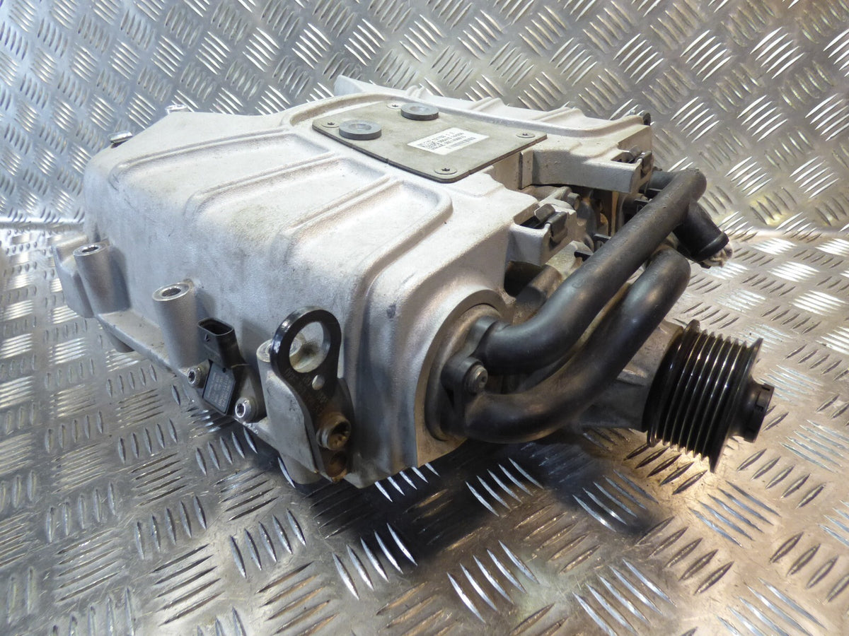 Porsche Cayenne 92A Hybrid Turbolader 06E145601G mit Ladeluftkühler ORIGINAL gebraucht - Kompressor – Produktansicht 2