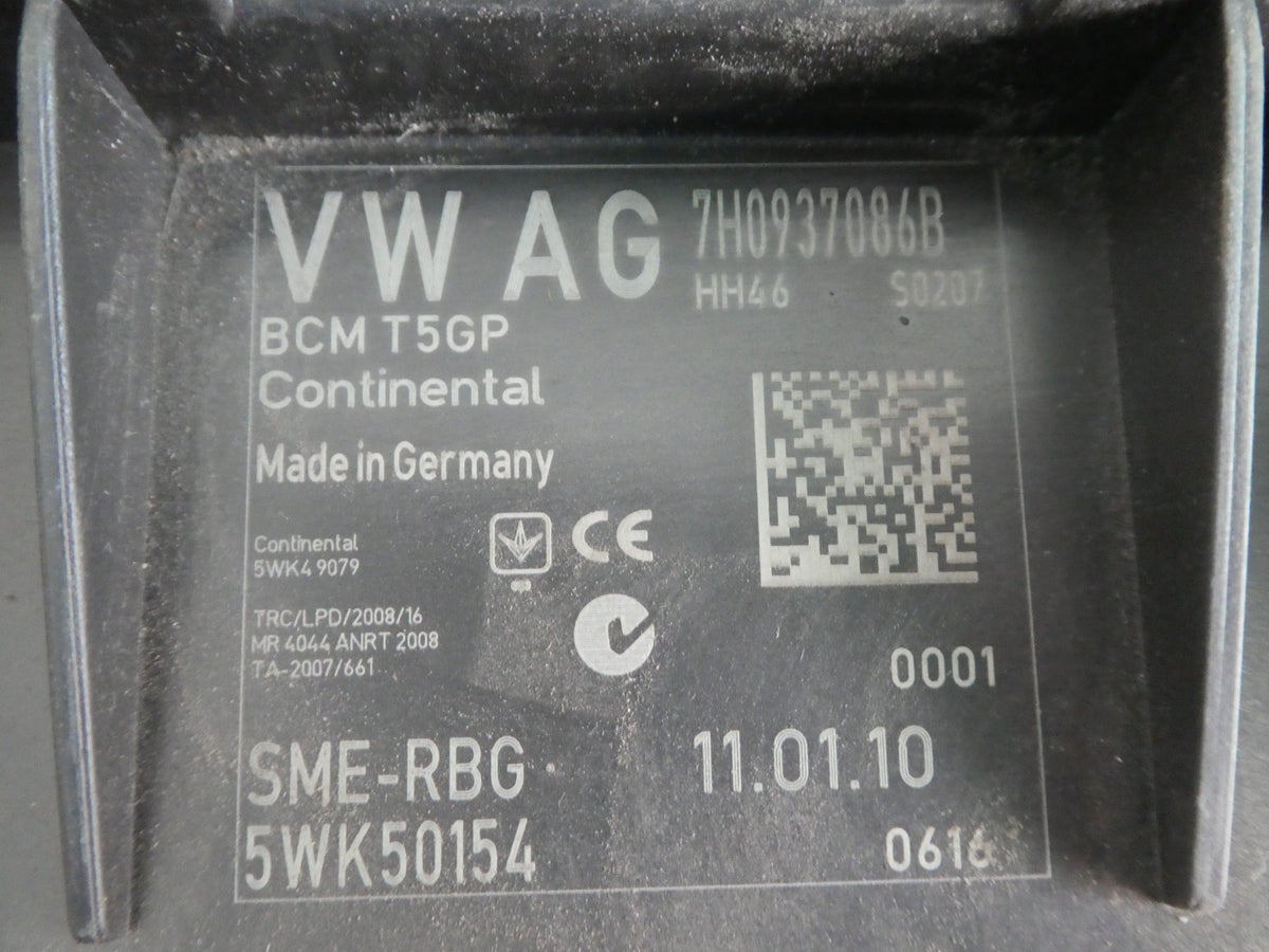 VW T5 MULTIVAN 2003-2016 Komfort modul Komfortsteuergerät 7H0937086B ORIGINAL gebraucht - Transporter – Produktansicht 2